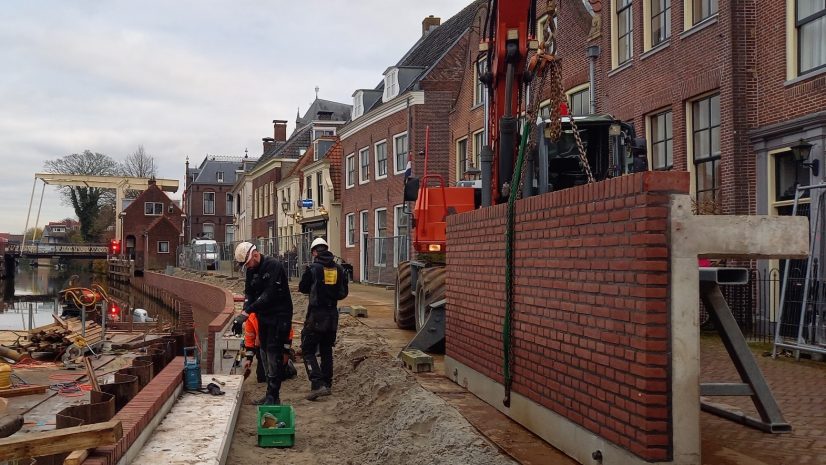 Reconstructie kademuur Maarssen
