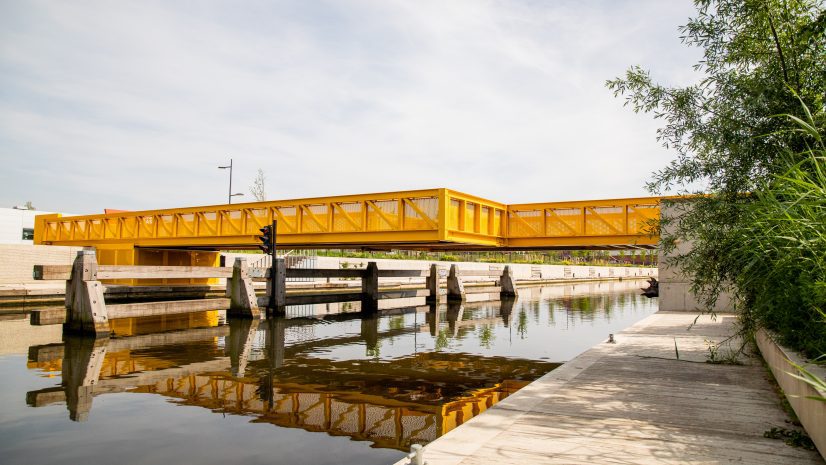 Gele rolbrug Roosendaal